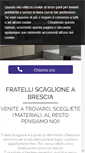 Mobile Screenshot of fratelliscaglione.it